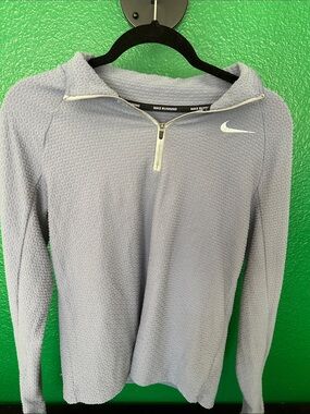 Nike Lavender Half-Zip Running Top XS